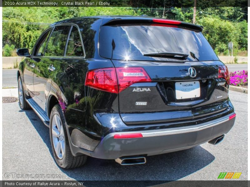 Crystal Black Pearl / Ebony 2010 Acura MDX Technology