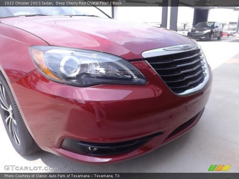 Deep Cherry Red Crystal Pearl / Black 2013 Chrysler 200 S Sedan