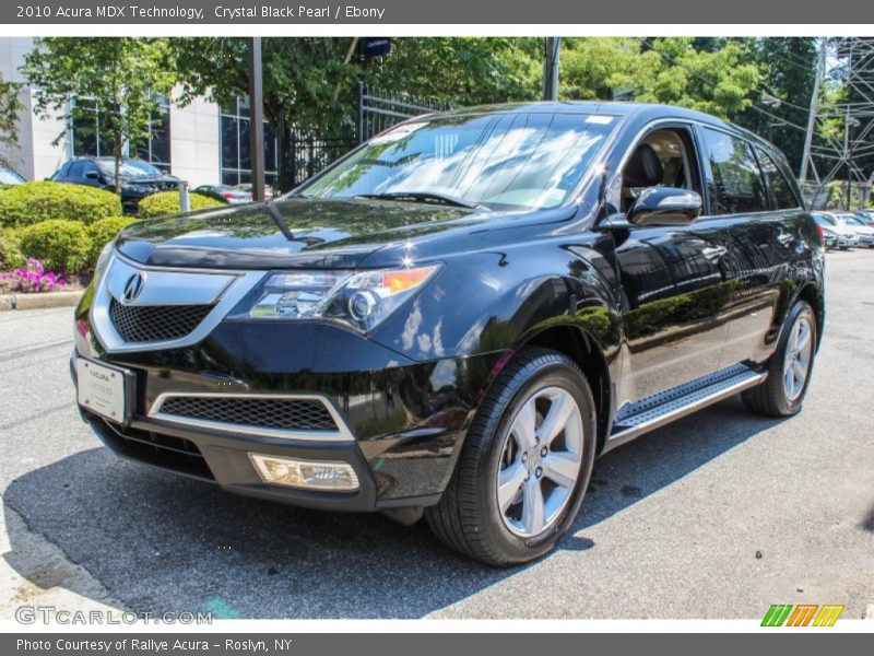 Crystal Black Pearl / Ebony 2010 Acura MDX Technology
