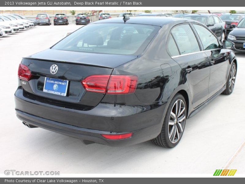 Deep Black Pearl Metallic / Titan Black 2013 Volkswagen Jetta GLI Autobahn