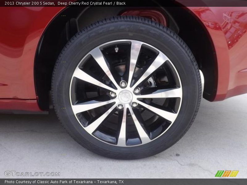 Deep Cherry Red Crystal Pearl / Black 2013 Chrysler 200 S Sedan