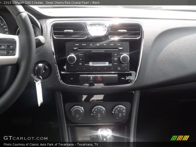Deep Cherry Red Crystal Pearl / Black 2013 Chrysler 200 S Sedan