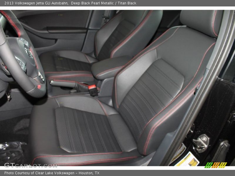 Deep Black Pearl Metallic / Titan Black 2013 Volkswagen Jetta GLI Autobahn