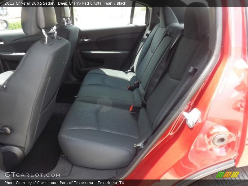 Deep Cherry Red Crystal Pearl / Black 2013 Chrysler 200 S Sedan