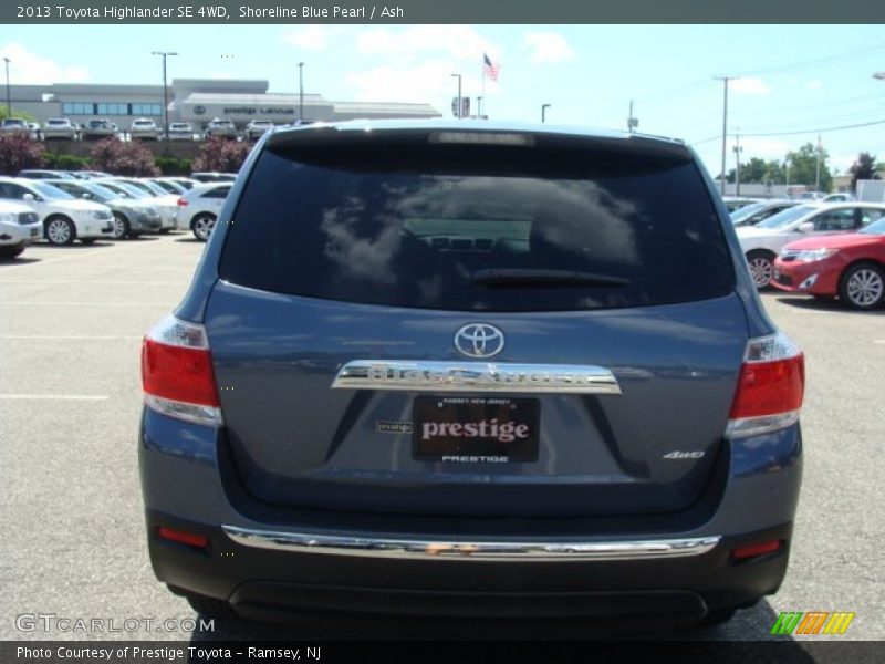 Shoreline Blue Pearl / Ash 2013 Toyota Highlander SE 4WD