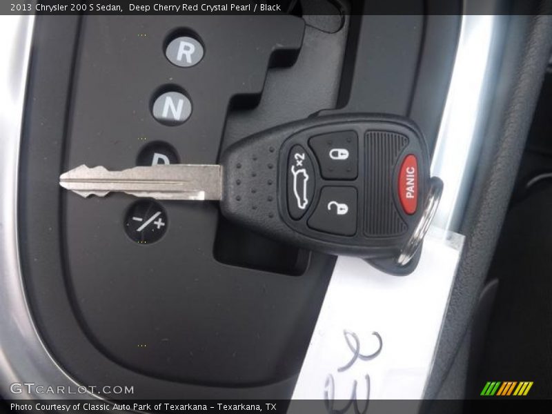 Deep Cherry Red Crystal Pearl / Black 2013 Chrysler 200 S Sedan