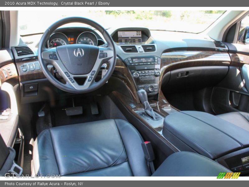 Crystal Black Pearl / Ebony 2010 Acura MDX Technology