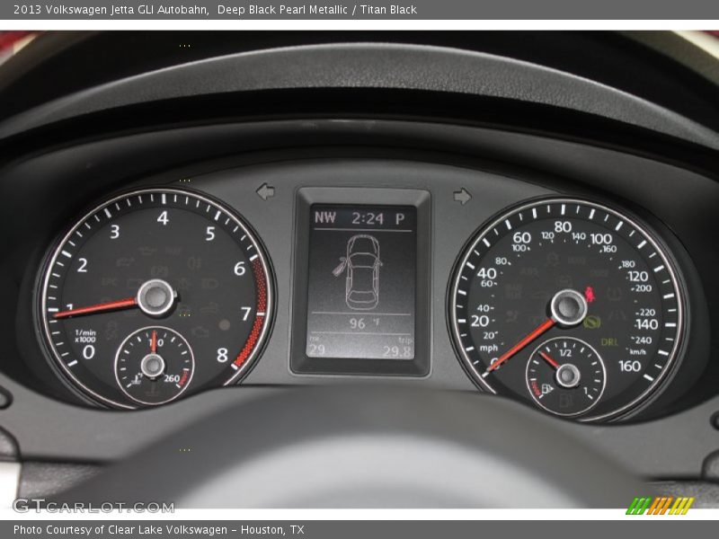 Deep Black Pearl Metallic / Titan Black 2013 Volkswagen Jetta GLI Autobahn