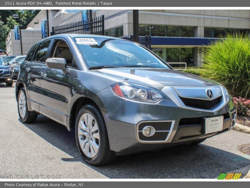 Polished Metal Metallic / Taupe 2011 Acura RDX SH-AWD