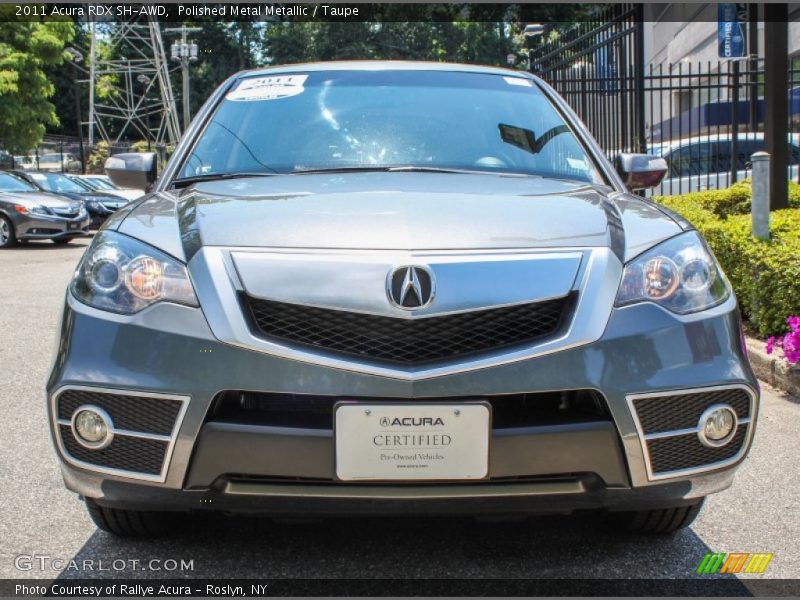 Polished Metal Metallic / Taupe 2011 Acura RDX SH-AWD