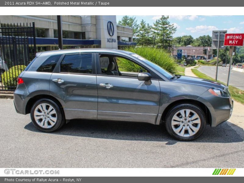 Polished Metal Metallic / Taupe 2011 Acura RDX SH-AWD