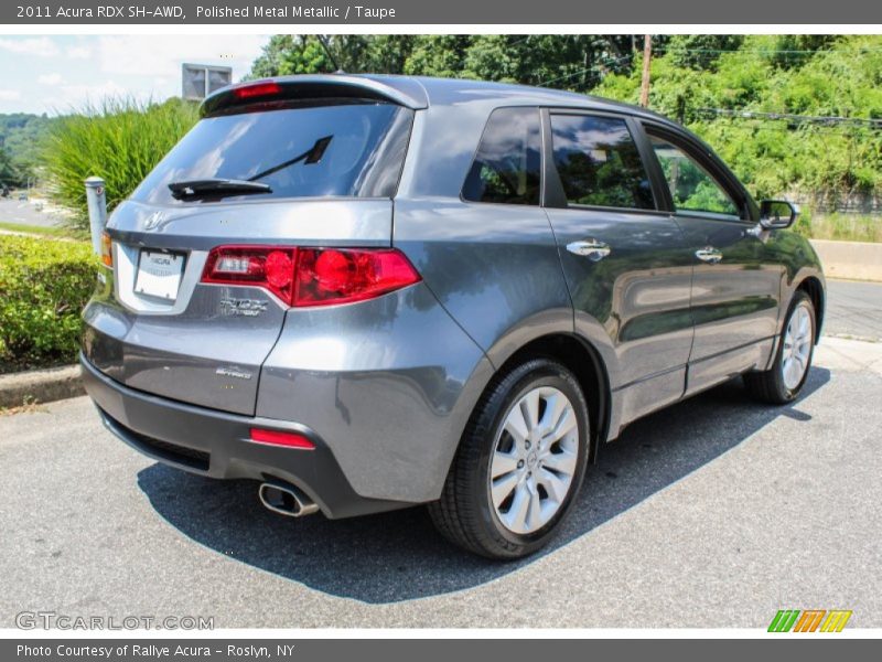 Polished Metal Metallic / Taupe 2011 Acura RDX SH-AWD