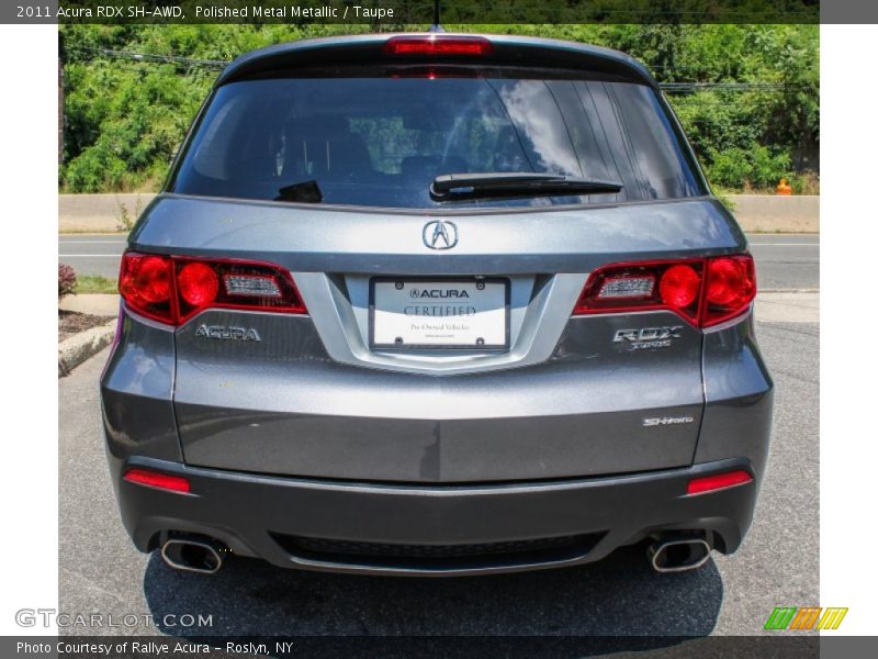 Polished Metal Metallic / Taupe 2011 Acura RDX SH-AWD