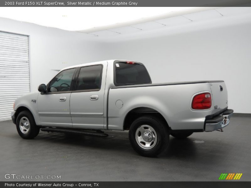 Silver Metallic / Medium Graphite Grey 2003 Ford F150 XLT SuperCrew