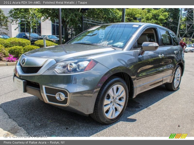 Polished Metal Metallic / Taupe 2011 Acura RDX SH-AWD