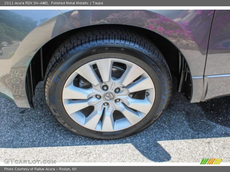 Polished Metal Metallic / Taupe 2011 Acura RDX SH-AWD
