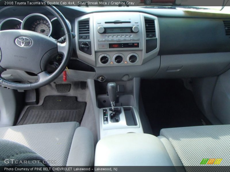 Silver Streak Mica / Graphite Gray 2008 Toyota Tacoma V6 Double Cab 4x4