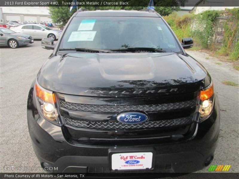 Tuxedo Black Metallic / Charcoal Black 2013 Ford Explorer Sport 4WD