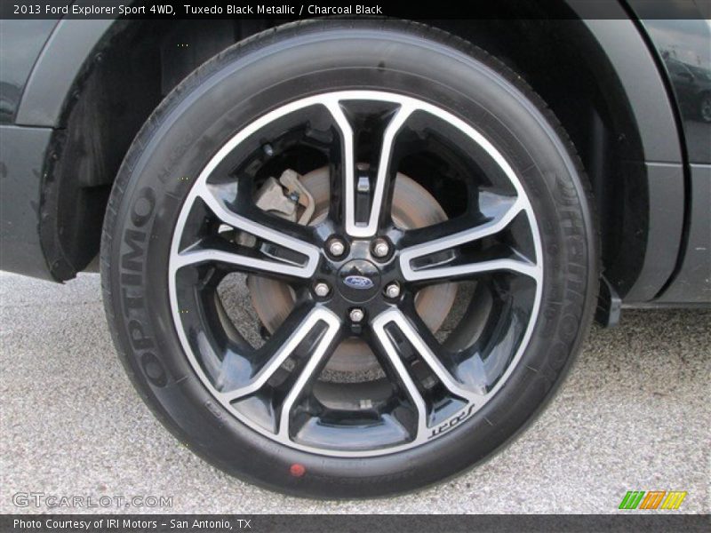 Tuxedo Black Metallic / Charcoal Black 2013 Ford Explorer Sport 4WD