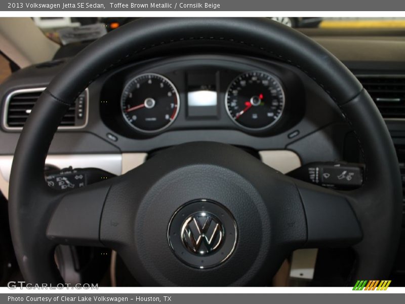 Toffee Brown Metallic / Cornsilk Beige 2013 Volkswagen Jetta SE Sedan