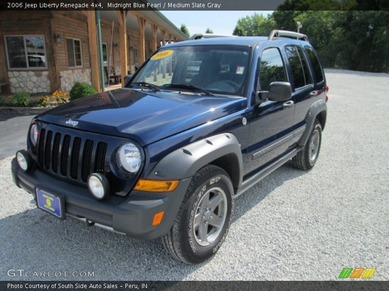 Midnight Blue Pearl / Medium Slate Gray 2006 Jeep Liberty Renegade 4x4