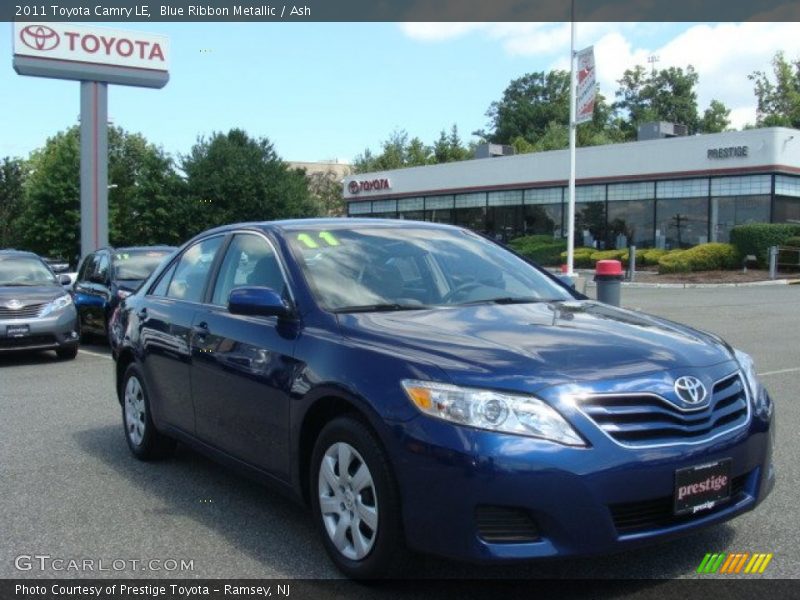 Blue Ribbon Metallic / Ash 2011 Toyota Camry LE