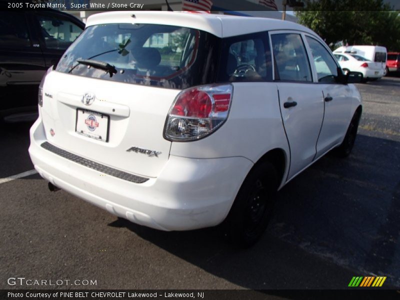 Super White / Stone Gray 2005 Toyota Matrix