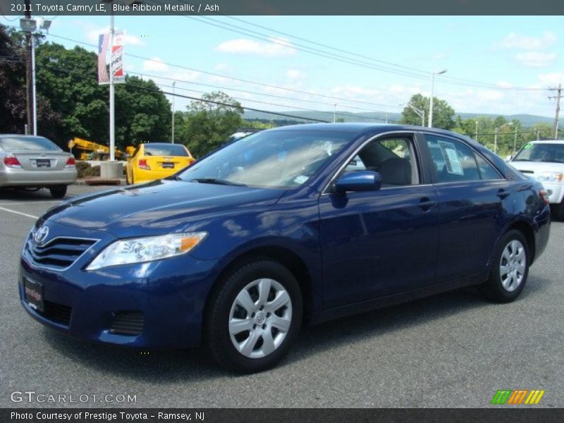 Blue Ribbon Metallic / Ash 2011 Toyota Camry LE