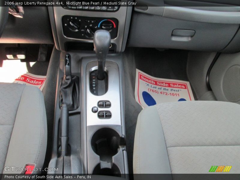 Midnight Blue Pearl / Medium Slate Gray 2006 Jeep Liberty Renegade 4x4