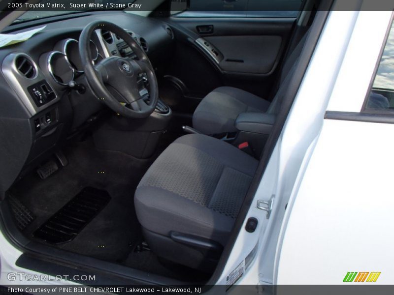 Super White / Stone Gray 2005 Toyota Matrix