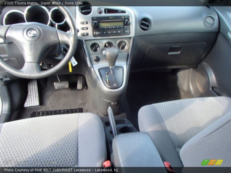 Super White / Stone Gray 2005 Toyota Matrix