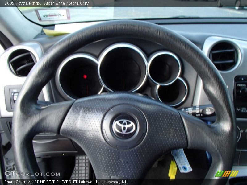 Super White / Stone Gray 2005 Toyota Matrix