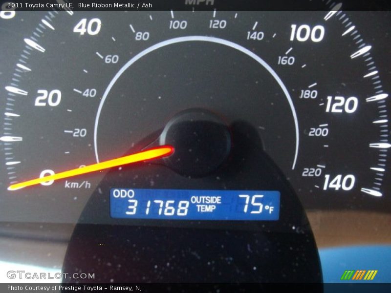 Blue Ribbon Metallic / Ash 2011 Toyota Camry LE
