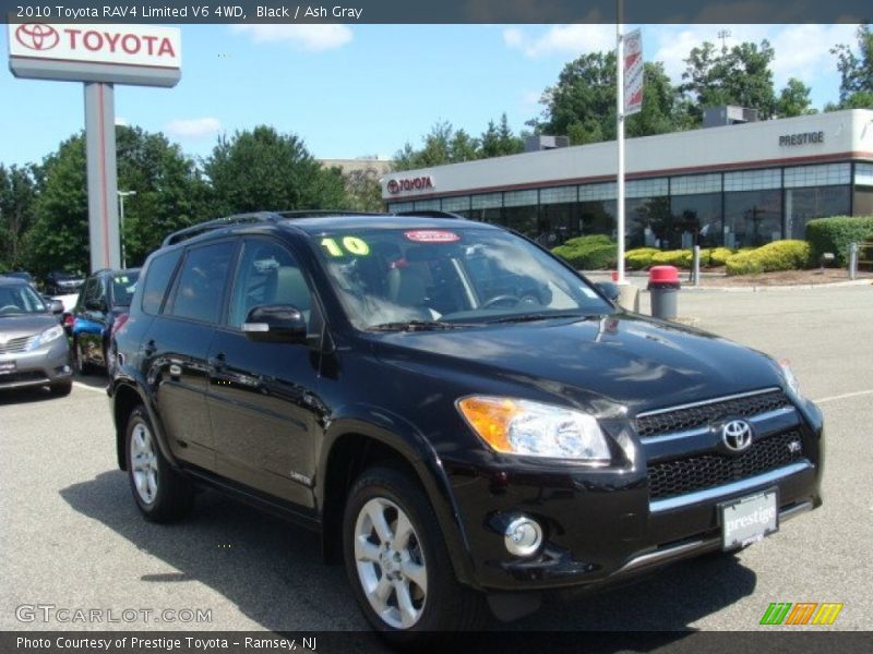 Black / Ash Gray 2010 Toyota RAV4 Limited V6 4WD