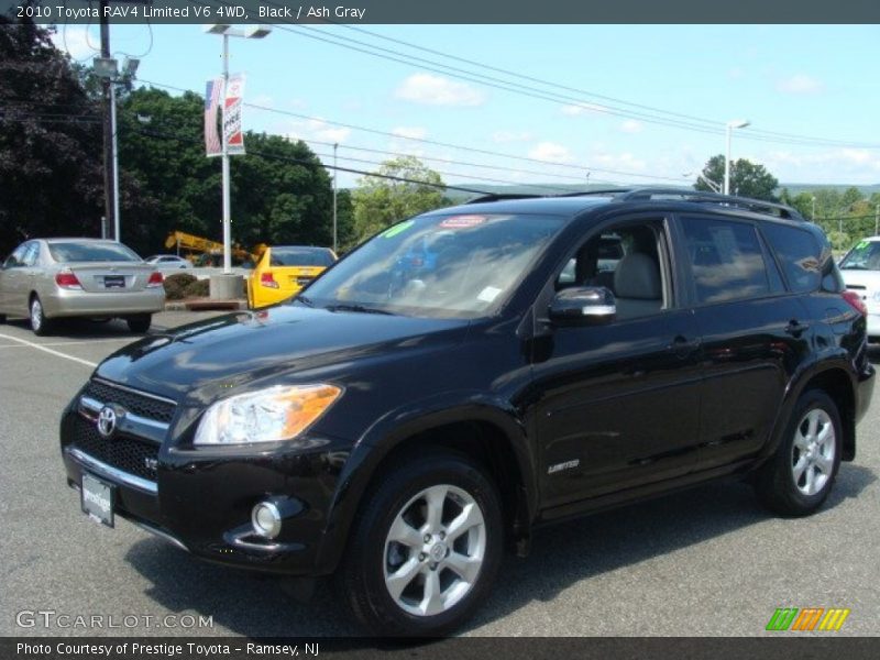 Black / Ash Gray 2010 Toyota RAV4 Limited V6 4WD