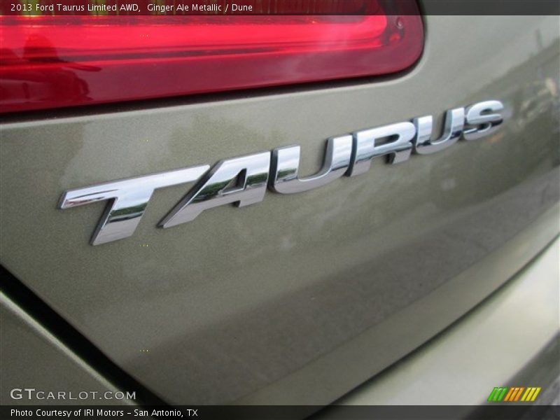 Ginger Ale Metallic / Dune 2013 Ford Taurus Limited AWD