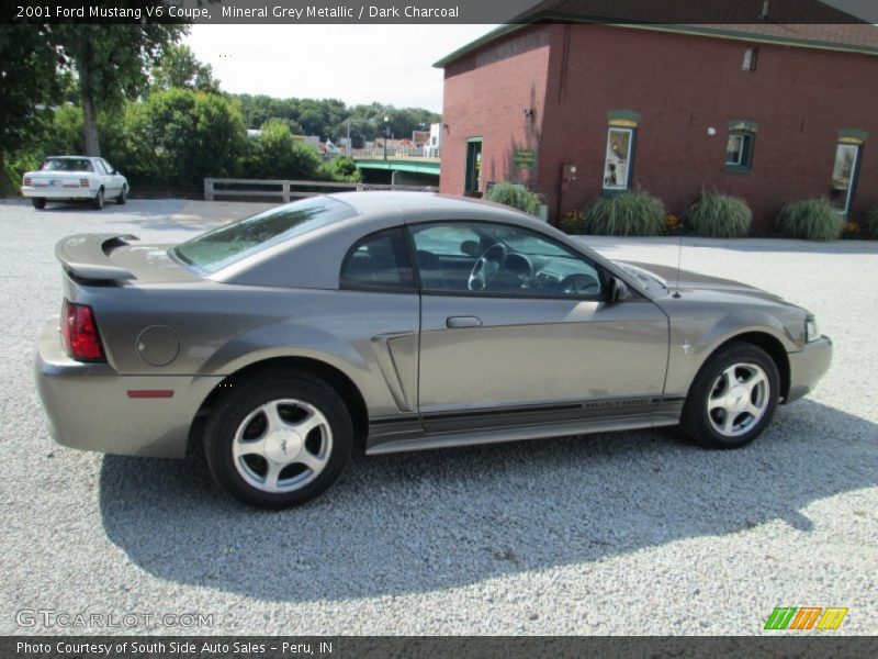 Mineral Grey Metallic / Dark Charcoal 2001 Ford Mustang V6 Coupe
