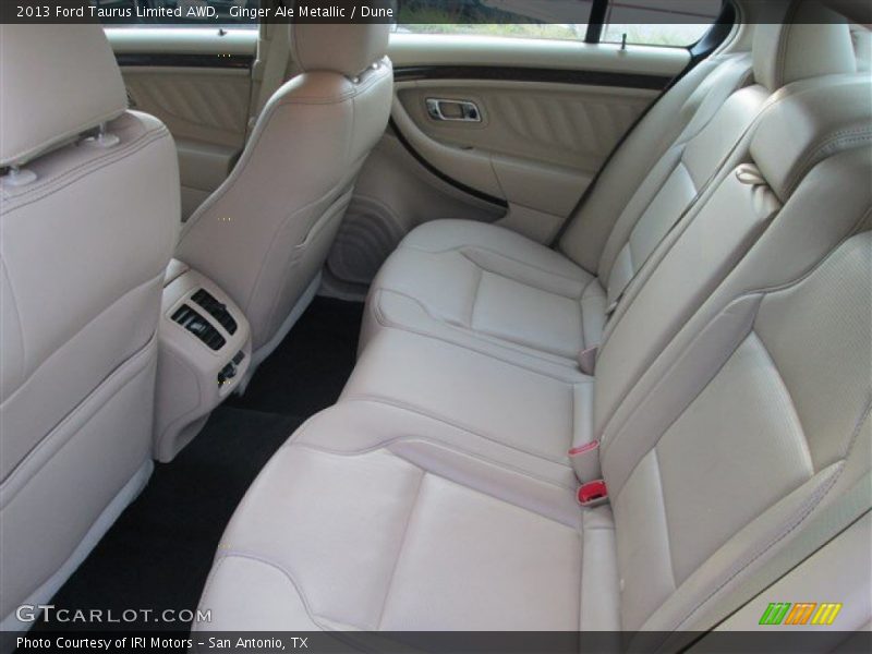 Rear Seat of 2013 Taurus Limited AWD