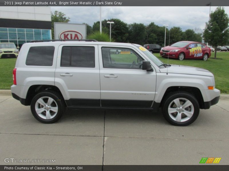 Bright Silver Metallic / Dark Slate Gray 2011 Jeep Patriot Latitude 4x4