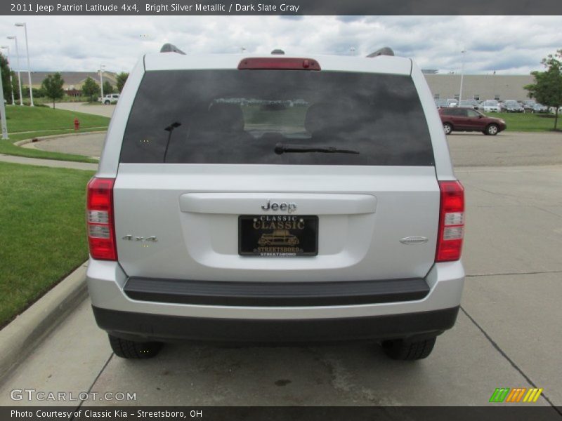 Bright Silver Metallic / Dark Slate Gray 2011 Jeep Patriot Latitude 4x4