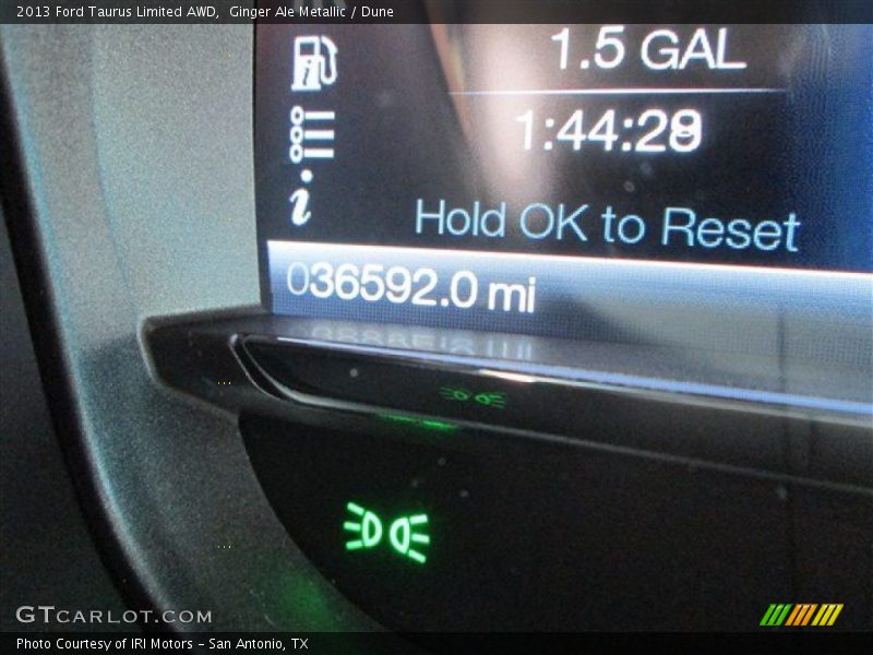 Ginger Ale Metallic / Dune 2013 Ford Taurus Limited AWD