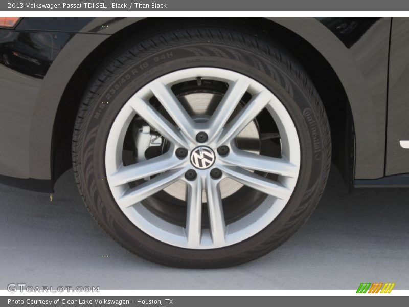 Black / Titan Black 2013 Volkswagen Passat TDI SEL