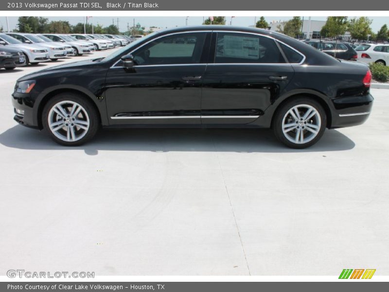 Black / Titan Black 2013 Volkswagen Passat TDI SEL