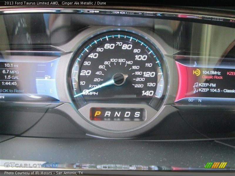  2013 Taurus Limited AWD Limited AWD Gauges