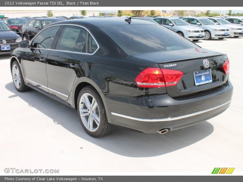 Black / Titan Black 2013 Volkswagen Passat TDI SEL
