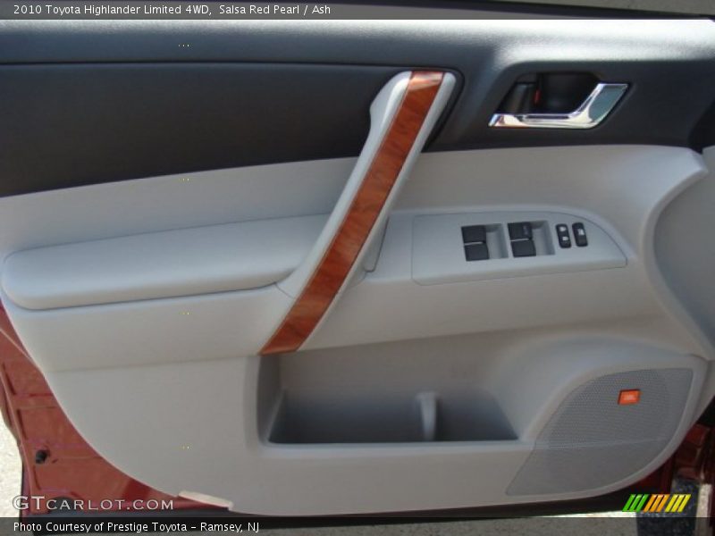 Salsa Red Pearl / Ash 2010 Toyota Highlander Limited 4WD