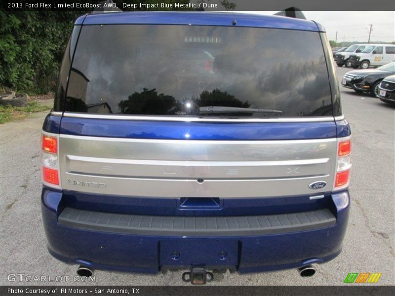 Deep Impact Blue Metallic / Dune 2013 Ford Flex Limited EcoBoost AWD