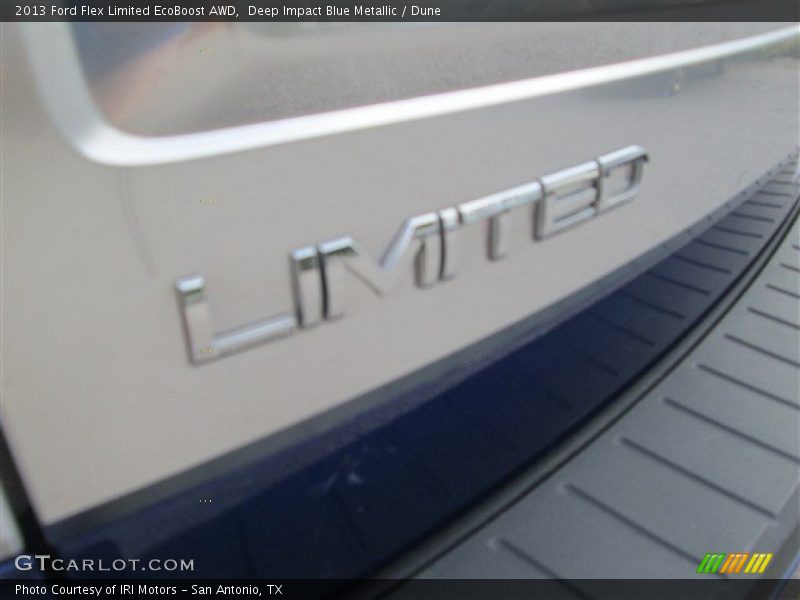 Deep Impact Blue Metallic / Dune 2013 Ford Flex Limited EcoBoost AWD
