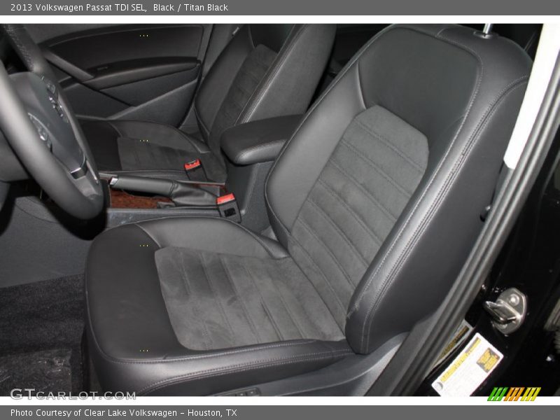 Black / Titan Black 2013 Volkswagen Passat TDI SEL