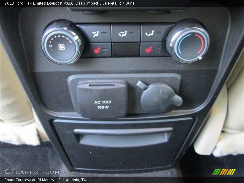 Deep Impact Blue Metallic / Dune 2013 Ford Flex Limited EcoBoost AWD